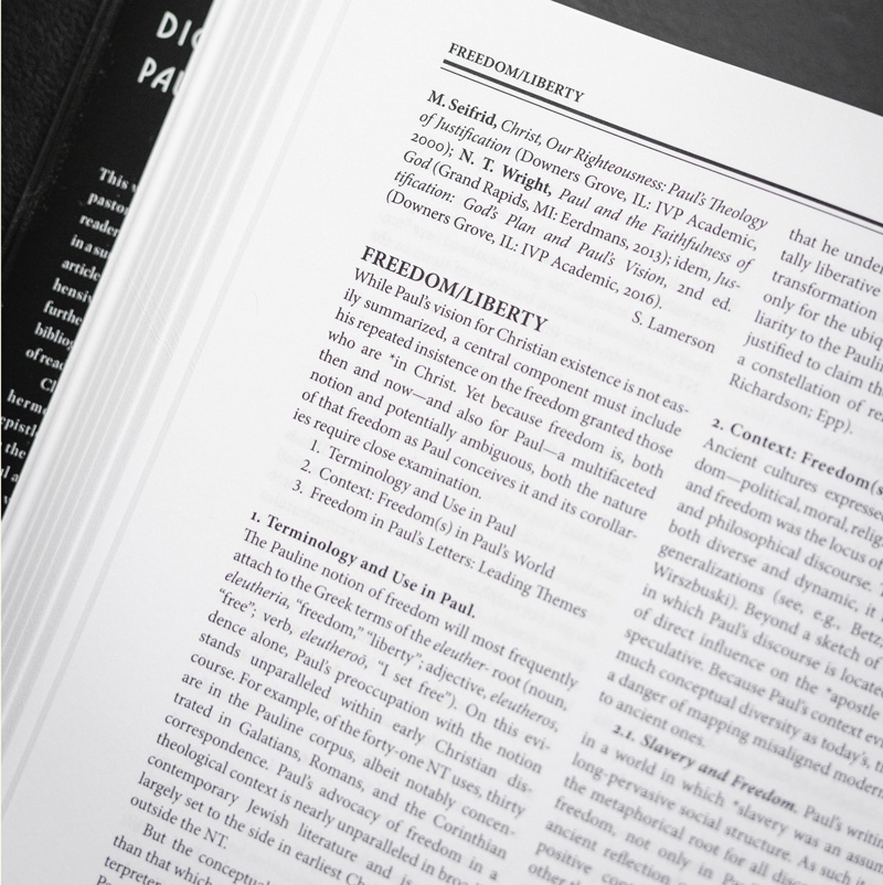 The IVP Bible Dictionary Series - interior